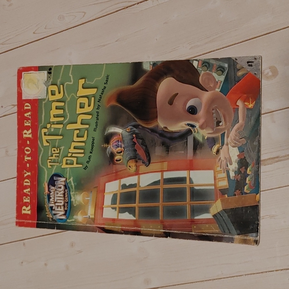 3/$13 Jimmy Neutron The Time Pincher  Easy Reader Book By Ruth Koeppel